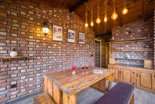 Pet-friendly 2 BHK Hillside Getaway With Gazebo & Balcony