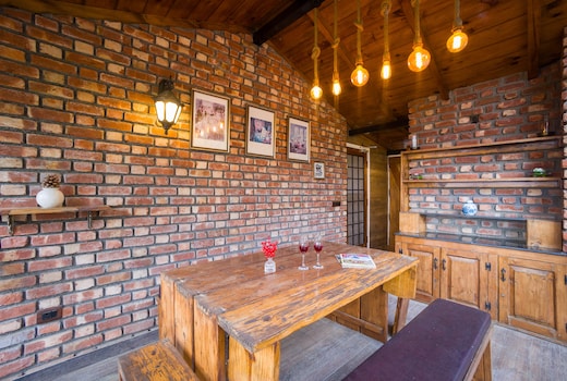 Pet-friendly 2 BHK Hillside Getaway With Gazebo & Balcony