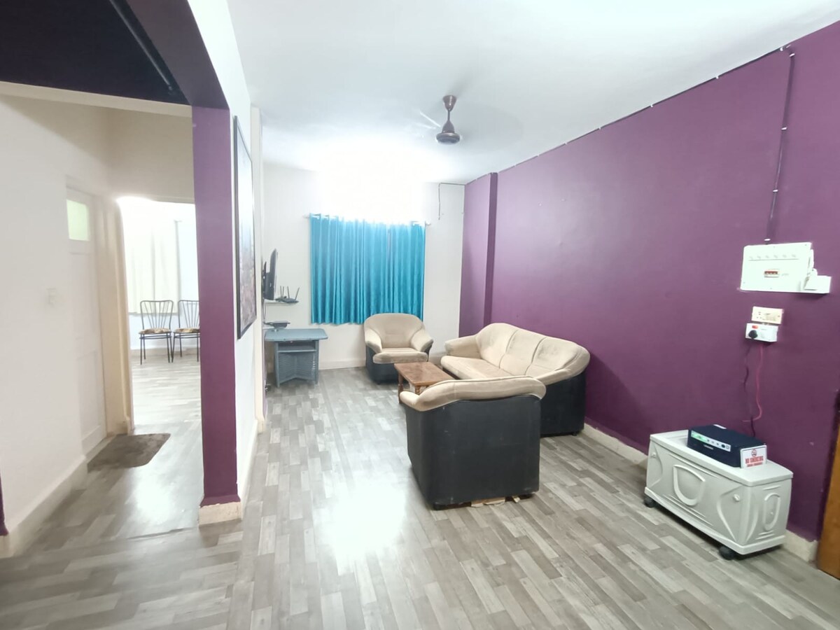 3BHK Flat on Candolim Beach Road With AC and Pool SP3 - Tap to explore photos