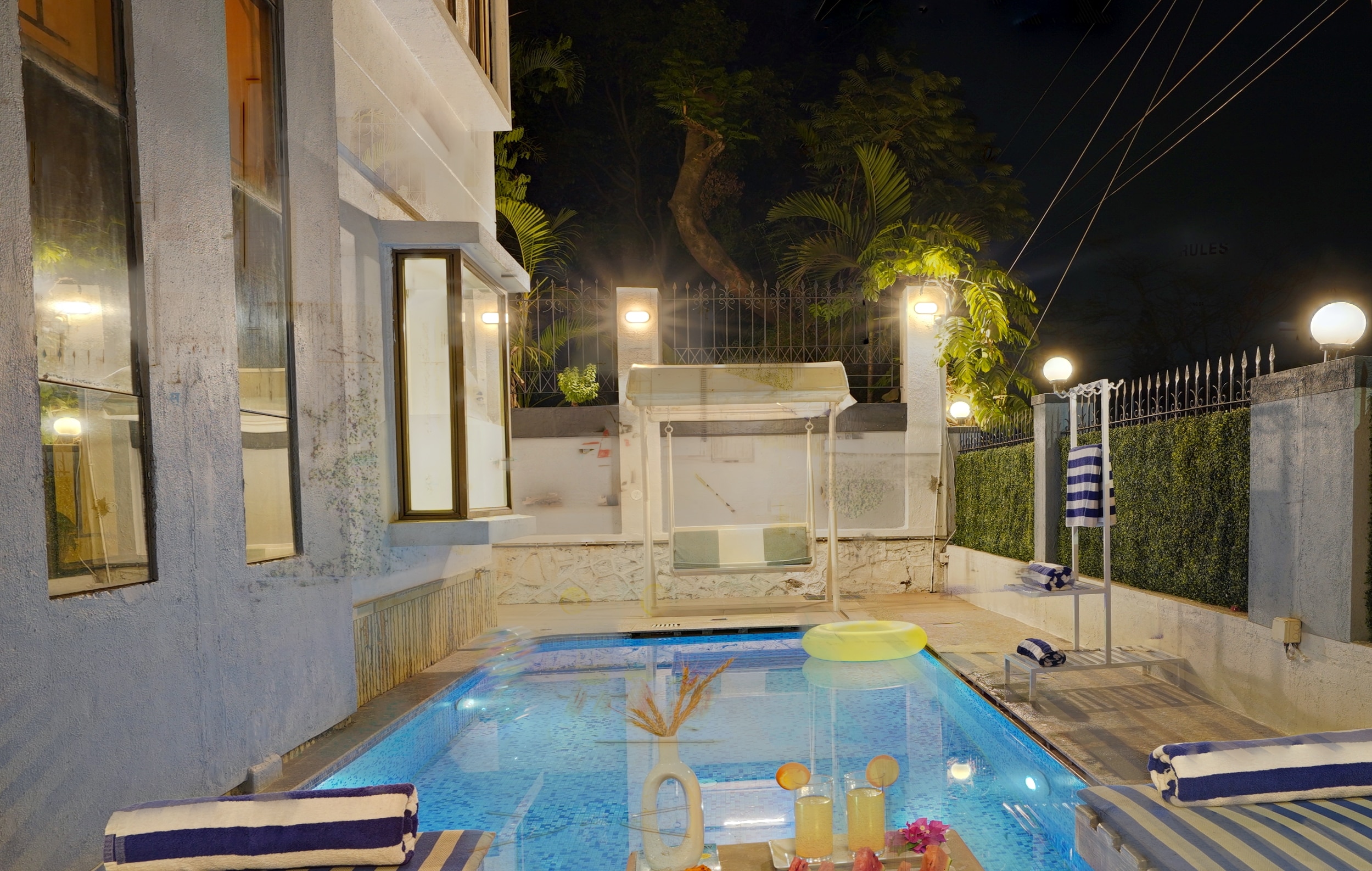 Alaya Stays Adarsh Villa | Elegant 3 BHK Villa With Pvt Pool & Balcony - Tap to explore photos