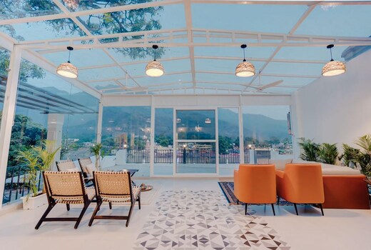 Amoha By The Ganges Luxury Glass House with Private Terrace