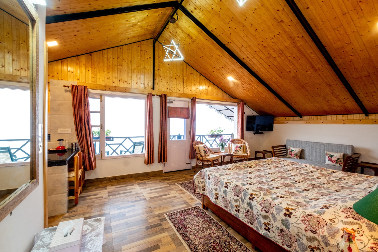 Rose Studio Cottage at Mashobra s Private Heritage - Tap to explore photos